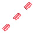 thumbnail image 3 of braveheart Buckle Colourful Lightweight Wear-resistant Waterproof Overall Clasp Replacement Easy Installment Distinctive Design Belt Clip Pink 3Set, 3 of 6