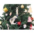 thumbnail image 2 of Hampton Nautical Anchor-301-XMASS Wooden Rustic Decorative Blue & White Anchor Christmas Tree Ornament - Nautical Tree Decoration, 2 of 2