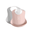 thumbnail image 1 of BabyBjorn Baby Bib 2-pack, Grey / Powder Pink, 1 of 5