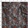 thumbnail image 3 of Soimoi Green Rayon Fabric Wild Animal Skin Decor Fabric Printed BTY 56 Inch Wide, 3 of 6