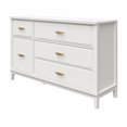 thumbnail image 2 of Mr. Kate Stella Wide Dresser, White, 2 of 9