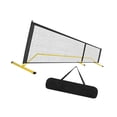 thumbnail image 1 of Almencla Système de Filet de Pickleball 22 Pieds Filet de Taille Réglable Cadre en Métal Support Installation Facile Jaune, 1 of 8