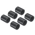 thumbnail image 1 of Unique Bargains Raccord de Tuyau en PVC 25 mm, Douille, Lot de 6 Raccords Droits, Gris Foncé, 1 of 5
