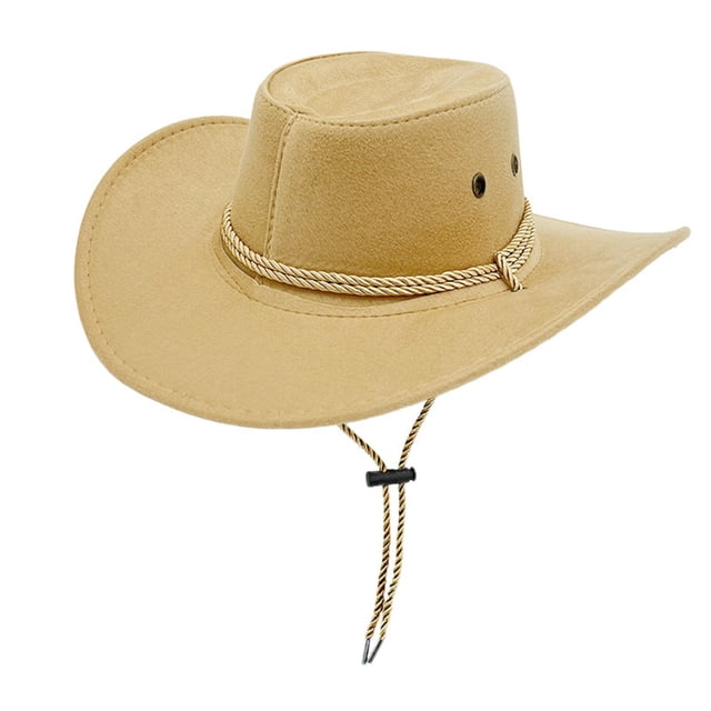 GDREDA Baseball Caps for Men "Vintage Suede Cowboy Hat British Style Western Rancher Hat For Unisex",Multicolour