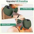 thumbnail image 4 of Neck Massager with Heat Hand Shoulder Back Massage with Fingers Bionic Heated Masseur Dos Et Cou For Pain Relief Palm Massager-Green,Green, 4 of 13