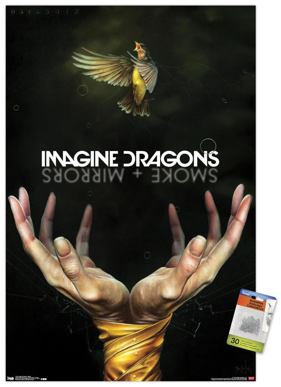 Imagine Dragons - Smoke Wall Poster, 22.375" x 34"