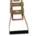 thumbnail image 3 of Heavy Duty Slackline W/ Hook & Ratchet Climbing Carabiner 36ft X 2'' Slack Green, 3 of 8