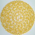 thumbnail image 3 of pdqouc 6 Pack Fine Paper Rope Messy Knitting Placemats Paper Placemats Restaurant Table Decoration Kindergarten DIY Props Background Plate Mat Round Table Place Mats Indoor Dining, 3 of 3
