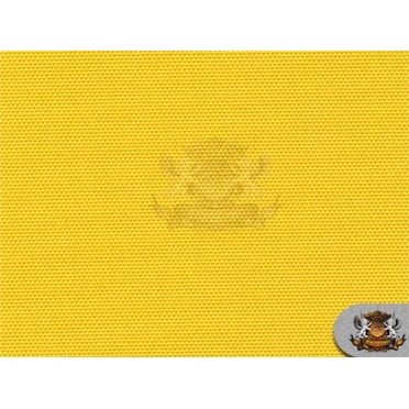 Waterproof Canvas Solid 600 x 600 Denier 330 Grams by Meter PU Coating Indoor Outdoor Fabric 100% Polyester / 60" Wide/Sold by The Yard (Yellow)