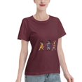 thumbnail image 2 of Women's Basic Short Sleeve T-Shirt One Piece, 2 of 6