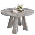 thumbnail image 1 of Dining Table for 4, 47 Inch Kitchen Table, Round Dining Room Table with Sturdy Base for Dining Room, Kitchen, 1 of 7