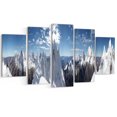 thumbnail image 2 of Magnifique Panorama de Sommet - Impression d'Art sur Toile Paysage, 2 of 3