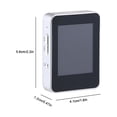 thumbnail image 4 of stanreset Mini Lecteur Audio Numérique Rechargeable MP3 Portable de Poche pour Course Radio de Sport Extension 128G Enregistreur d'Image Argent 16G, 4 of 8