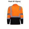 thumbnail image 1 of Radyan Maximum Visibility Reflective Safety Hoodie, 2-Tones - 12 Pack, 100% Polyester, Size: Adult, 1 of 4