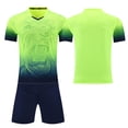 thumbnail image 2 of Custom Football Kit Set for Adult and Child, Name Number Team Logo DIY Family Match Personalized Jersey Shirt Shorts Set, Dad and Son Matching Outfits Green XXXXL, 2 of 6