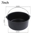 thumbnail image 3 of Non Stick Frying Pans 7 Inch Non Stick Airfryer Cake Barrel Baking Pan Tray Frying Basket Non Stick Baking Pan 5 Inch Cake Pan, 3 of 9