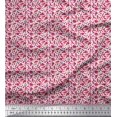 thumbnail image 1 of Soimoi Poly Georgette Fabric Flower Watercolor Print Fabric by Yard 52 Inch Wide, 1 of 3