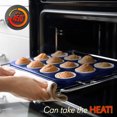 thumbnail image 2 of NutriChef 6 Piece Non Stick Kitchen Oven Carbon Steel Baking Pans, Blue, 2 of 7