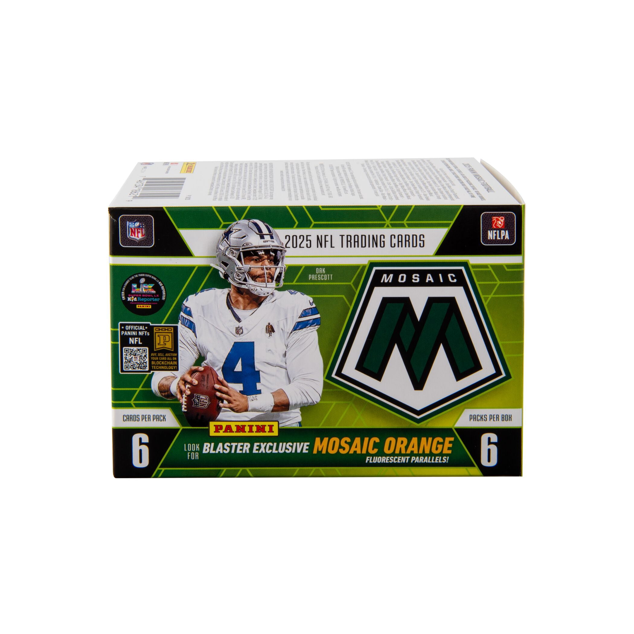 2025 Panini Mosaic Football Trading Cards Blaster Box