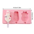 thumbnail image 2 of Coofit Kitchen Popsicle Mold Silicone DIY Ice Pop Maker Ice Cream Mold with Lid & Stick, 2 of 10