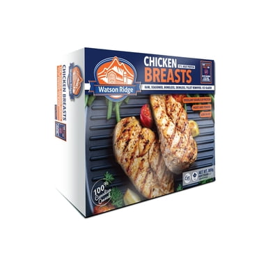 Watson Ridge IQF Chicken Breast 800g, Watson Ridge Chicken Breasts, 17% meat protein