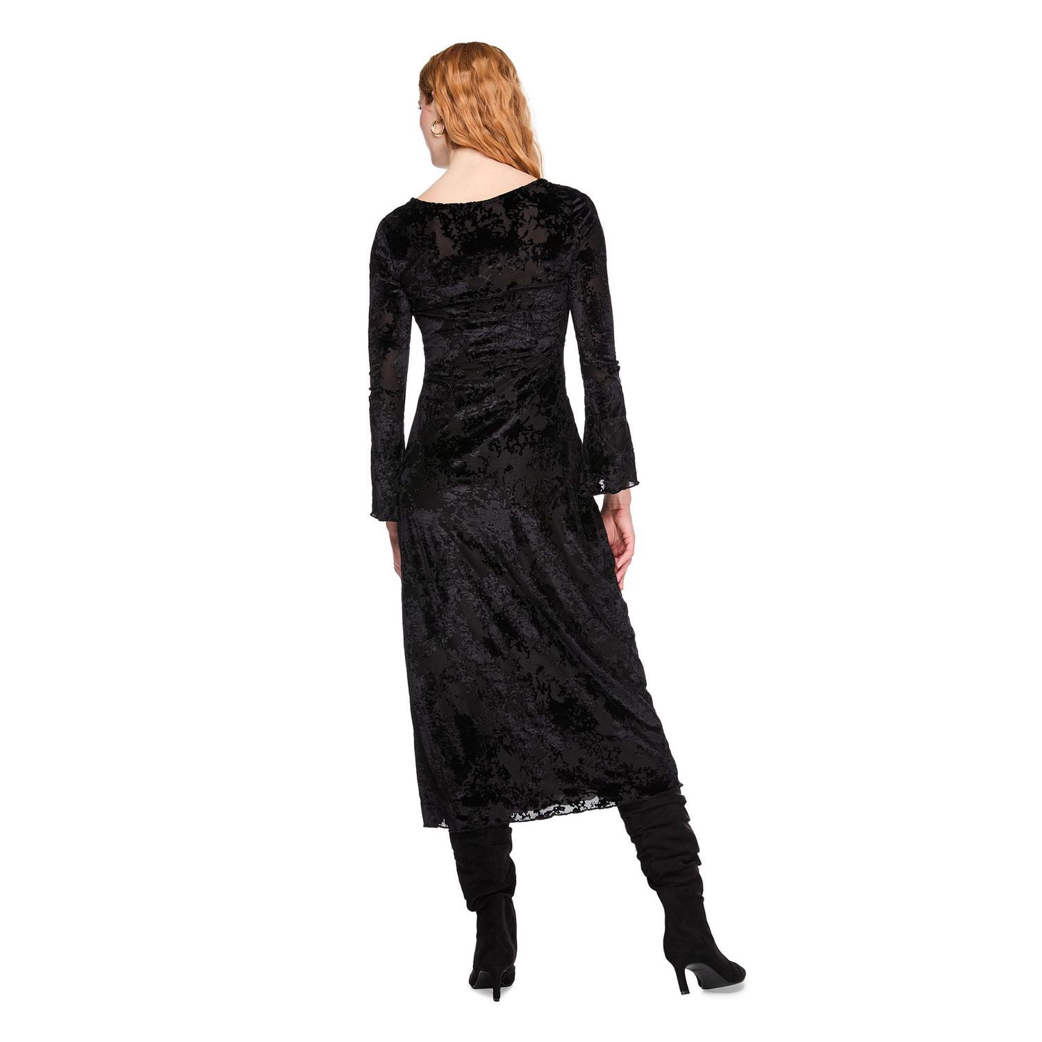 George Women's Burnout Velvet Maxi Dress