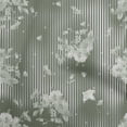 thumbnail image 1 of oneOone Cotton Jersey Green Fabric Florals Craft Projects Decor Fabric Printed By The Yard 58 Inch Wide, 1 of 4
