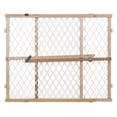 thumbnail image 1 of North States Pressure Mounted Hardwood Frame Diamond Mesh Baby or Pet Gate, 1 of 3
