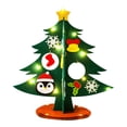 thumbnail image 2 of Interactive Felt Christmas Tree for , Holiday Decor Play Set with Removable Ornaments, Creative Toddler Activity for Family Fun, Festive Wall Hanging Decorations for Children's Room, 2 of 6