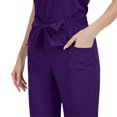 thumbnail image 3 of Women's Short-Sleeved Nurse Work Clothes With Pockets, 3 of 5