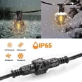thumbnail image 3 of Waterproof Outdoor Extension Cord for Solar Lights, Perfect for Garden Spike & LED Strips - 5M 2-Pin, IP65 Rated, 3 of 5