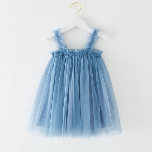 SXcggal One Robe de Fête Sans Manches pour Tout-Petites Filles, Robe de Fête de Danse, Vêtements, Belle, Respirante, Mignonne, Robe pour Fille