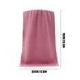 thumbnail image 2 of Bigersell Bathroom Towels 75 x 35 cm Solid Microfiber Soft Plush Bath Towels Super Absorbent Face Towels Rectangular Bathing Shower Towels Quick Dry Hand Bath Towels I, 2 of 3