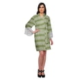 thumbnail image 4 of Moomaya Printed Cotton Robes For Women Plus Size Kimono Robe Short Nightwear, 4 of 6