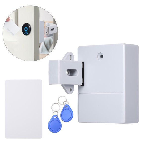 Hidden cabinet lock RFID DIY no-door smart induction wardrobe shoe cabinet drawer electronic lock