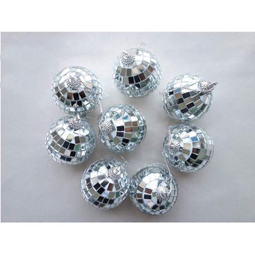 12 Pcs Mirror Balls Disco Dj Dance Decorative Stage Lighting Home