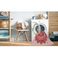 thumbnail image 2 of Ahgly Company Tapis d'Intérieur Lavable à la Machine, Carré, Transitionnel, Pastel Rose, Tapis de Zone, 7 Pieds Carré, 2 of 7