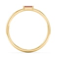 thumbnail image 3 of East-West Stackable Baguette Birthstone Ring - Garnet (January), 3 of 5