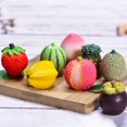 thumbnail image 1 of Simulation Fruit Mini Melon D\'eau Fraise Mangue Paysage Ornements Décoration de Bureau, 1 of 8