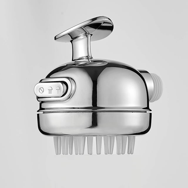 Agiferg Pet Shower Set With Soft Brush Showerhead Sprayer Diverter For Bathroom Shower Arm