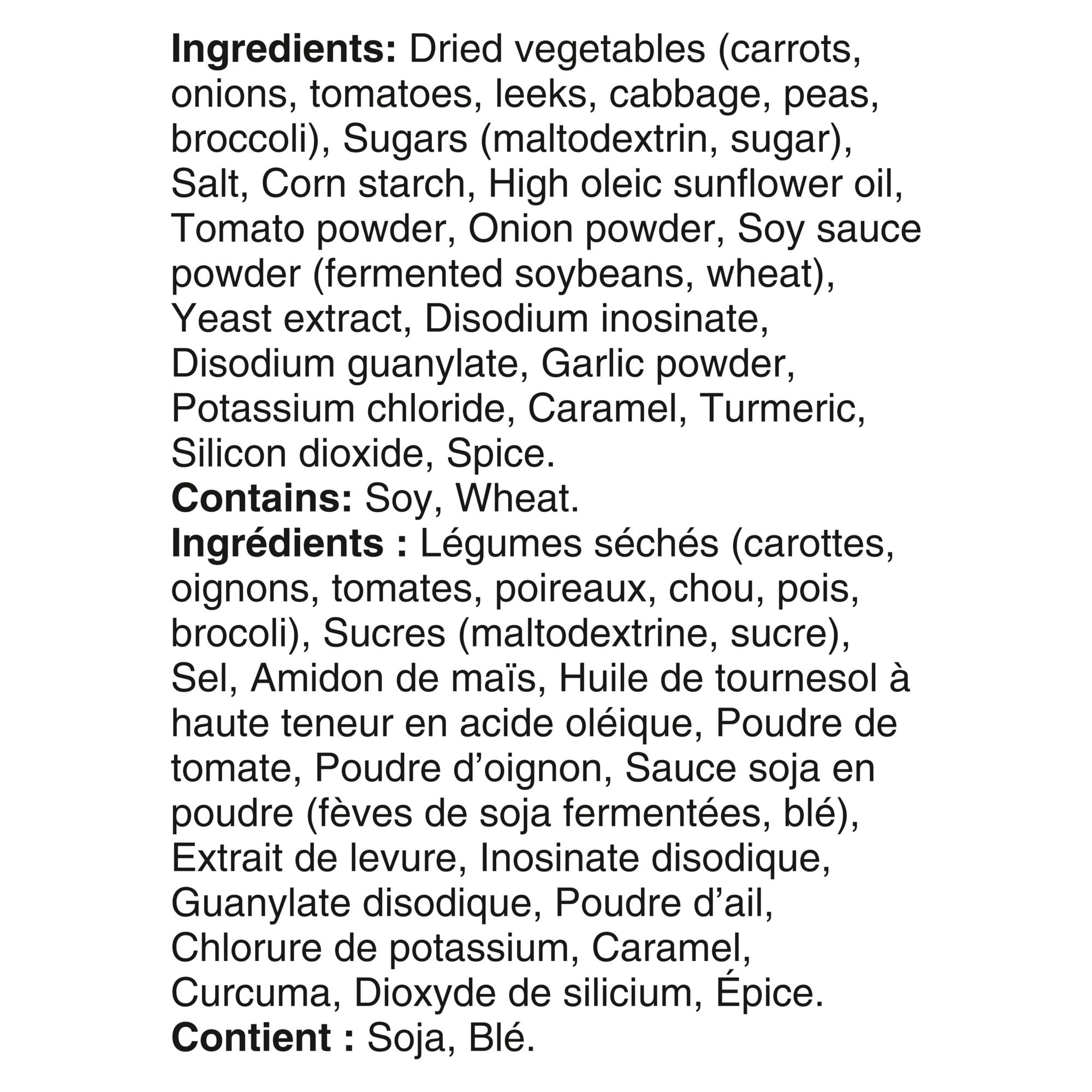 Knorr Mélange à soupe aux légumes, sans arômes artificiels, repas rapide et facile, 40 g