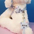 thumbnail image 3 of ruzhgo Leashes Tow Adjustable Animal Rope Traction Cute Lifelike Interesting Chest Strap Leash Teddy Cable Long-Lasting Blue Gray S, 3 of 6
