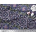 thumbnail image 3 of Soimoi Viscose Chiffon Fabric Mandala Kaleidoscope Decor Fabric Printed Yard 42 Inch Wide, 3 of 3