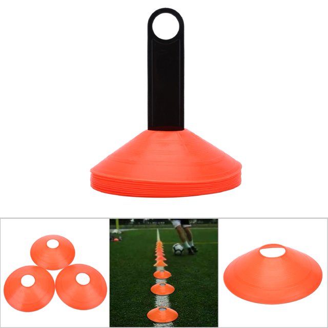 Soccer Cones, Lightweight Portable Disc Cone Set, Bright Colors Soccer Training Football Training For Kids Adults