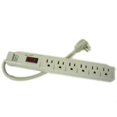 thumbnail image 2 of Adaptateur de Parasurtenseur à 6 Prises d'Alimentation Électrique pour Prise Murale avec Barre de Protection, 2 of 2