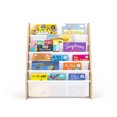 thumbnail image 4 of Humble Crew Kids Journey Supersized Book Rack Storage Bookshelf, 6 niveaux, naturel / blanc, 4 of 5