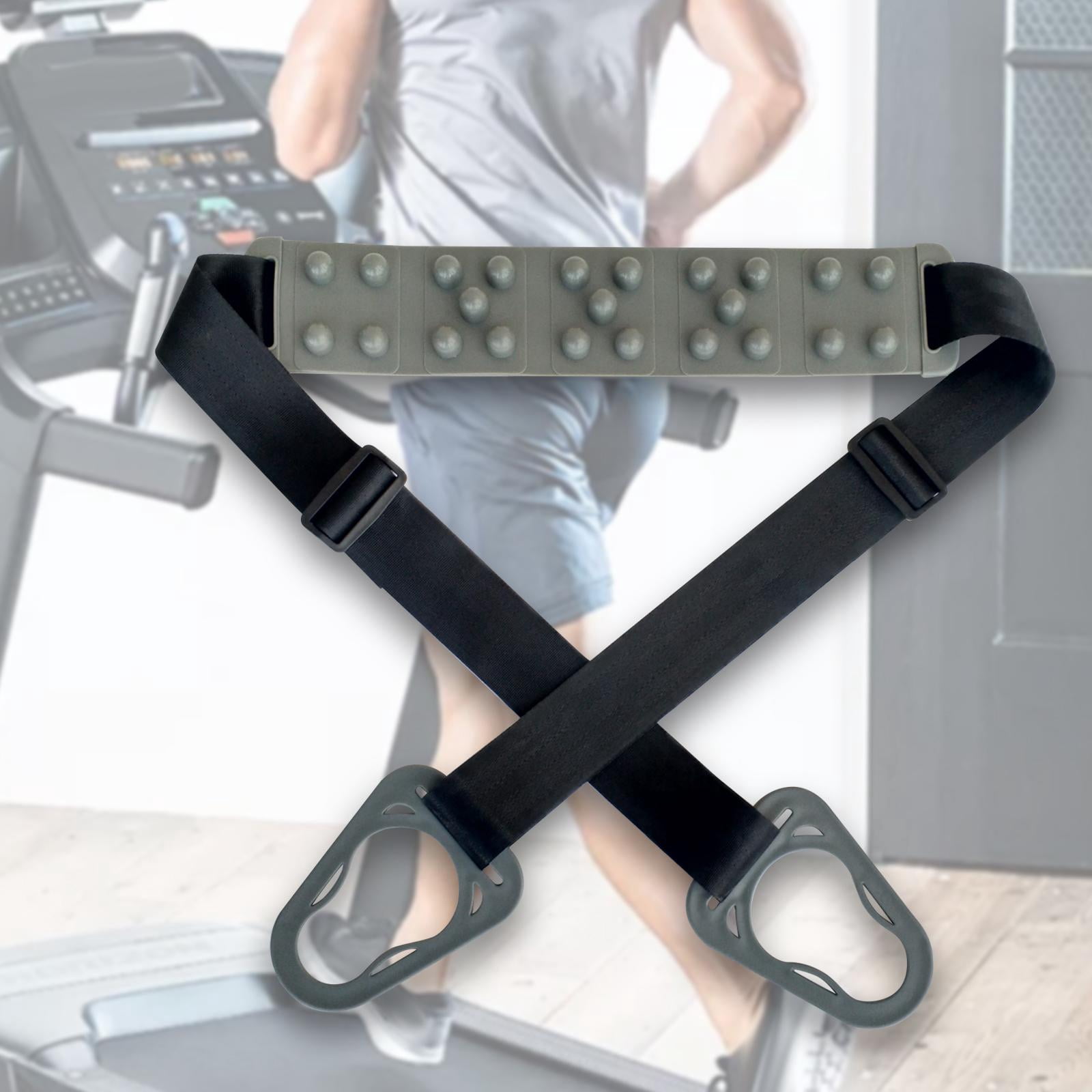 DYNWAVECA Ceinture de Massage pour Tapis Roulant Sangle Réglable Musculation Maison Gym Universelle Jogging Marche Ceinture d'Entraînement de Force