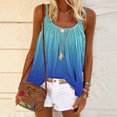 thumbnail image 5 of Hauts Aguichant pour Femmes Été Mode Femmes Été Col Rond Sans Manches Imprimé Décontracté Camisole Blouse T-Shirts pour Femmes Mode Femmes Blouses et Hauts Mode Hauts et Blouses d'Été pour Femmes, 5 of 5