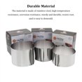 thumbnail image 4 of Telescopic Mousse Ring Baking Cake 6-12 Inch Adjustable Mould Tools Stainless Steel Round Bakeware Self-Assembly Pastry height/8.5cm, 4 of 9