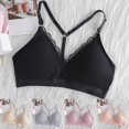 thumbnail image 3 of Big Girls Training Bras Slim Soft Cup Hasp Teen Small Vest Design Wireless Bra, 3 of 4